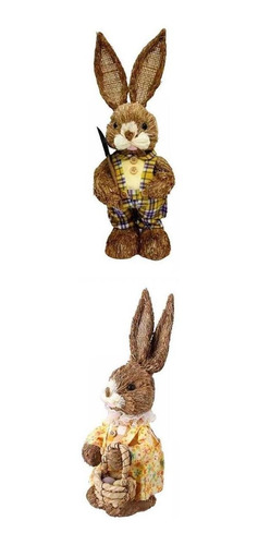 Imagen 1 de 5 de 2 De De Paja Artificiales De Primavera De Pascua Para