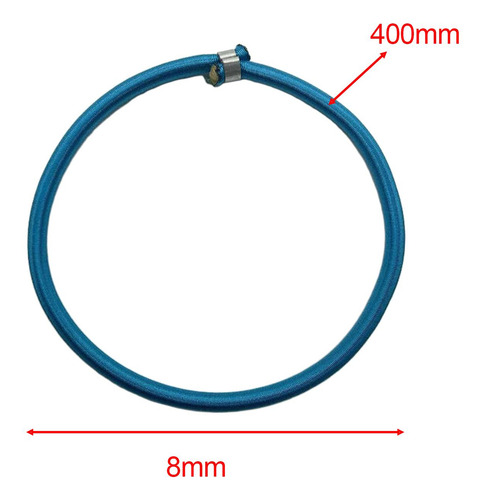 10x Cuerda Elástica De Trampolín Reemplazo Redondo Azul