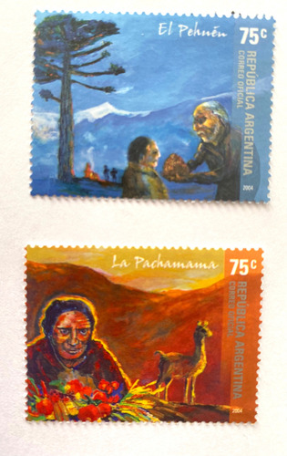 Filatelia Argentina Leyendas Y Tradiciones Populares 2004 4v