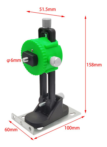 Adaptador De Nivel Láser Rosca De 1/4 Soporte Ajustable