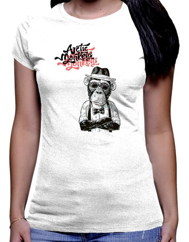 Camiseta Premium Dtg Rock Estampada Arctic Monkeys 04