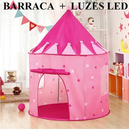 Imagem 5 de 5 de Barraca Infantil Castelinho + Cordão De Led+inmetro+n.fiscal