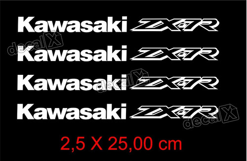 Adesivos Centro Roda Refletivo Compatível Kawasaki Zx-7r 10
