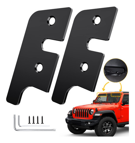 Eamplest Kit Reparacion Visera Para Jeep 2 Pieza Repuesto Jk