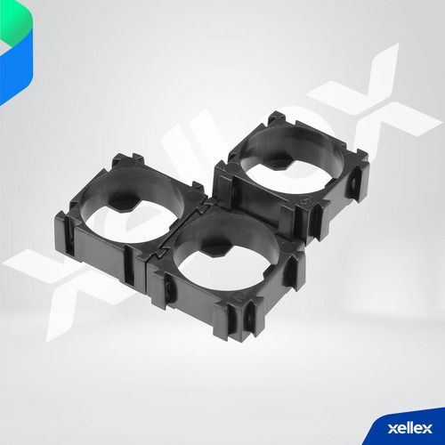 6 X Porta Pila Separador Bateria Encastrable 18650 Holder