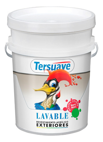 Pintura Tersuave Latex Lavable Exterior 20 Lts - Mix