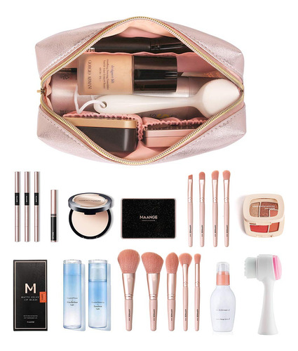 Bolsa De Cosméticos De 3 Piezas, Portátil, Multifuncional,