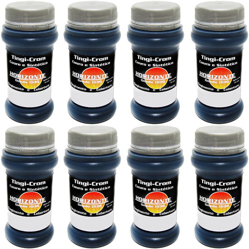 8 Tinta Para Couro Tenis Bota Sapato 100ml + Pincel