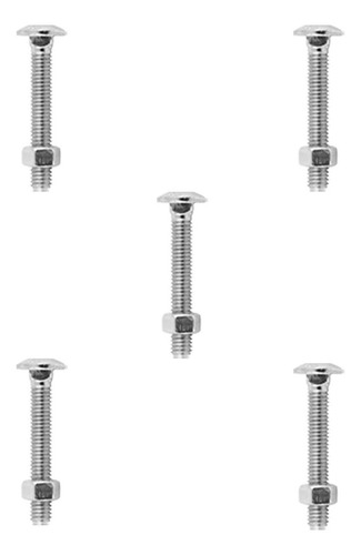 Parafuso Francês C/ Porca 1/2'' X 6'' 5un (53,0035) - Nord