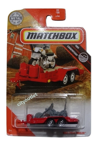 2020 Matchbox #99 MBX Countryside MBX Cycle Trailer
