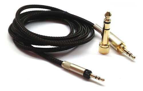 Cable Para Auriculares Audio Technica Ath-m50x, Negro/5.9...