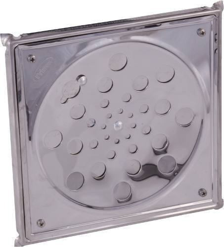 Ralo Inox Quadrado Ralo Grande 15x15 Ralo Banheiro Cozinha Area Externa Ralo Com Grelha Inox Ralo Com Caixilho