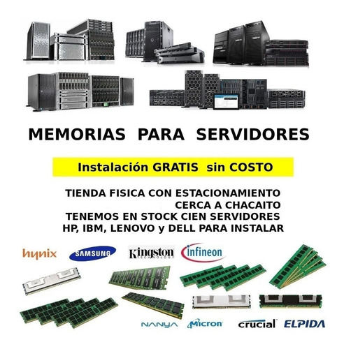 Memoria 8g Servidor Hp Proliant Dl580 Gen8 G8 Pc3 Ecc