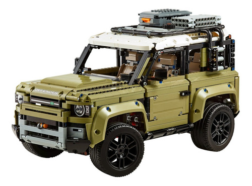 Bloques para armar Lego Technic Land Rover Defender 2573 piezas en caja