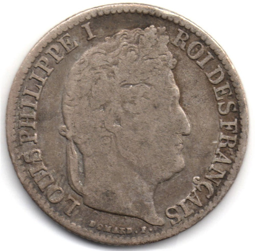 Francia 1/2 Franco 1841 B Plata 0,900