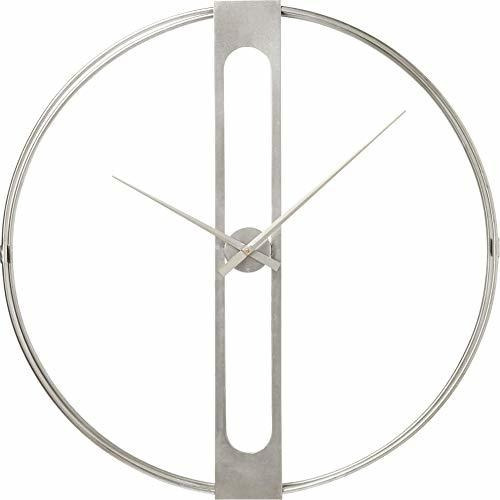 Reloj De Pared Kare, 10 X 60 X 60 Cm, Plateado