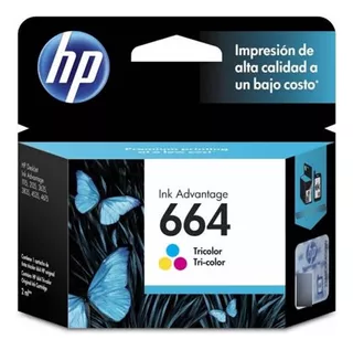 Tinta Hp F6v28al (664) Color 100 Pgs