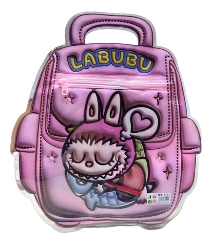 Set De Papelería Con Bolsa Estilo Mochila La Bubu