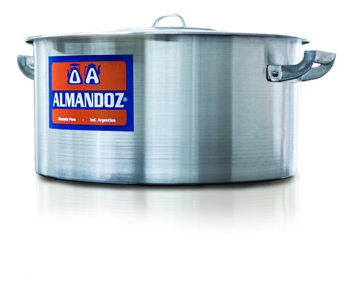 Cacerola Gastronomica Aluminio Nº 38 / 21 Litros / Almandoz