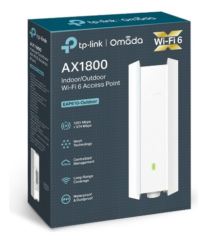 Acces Point Tplink Eap610 Ax1800 Wifi 6 Omada Dual Band 1.8g