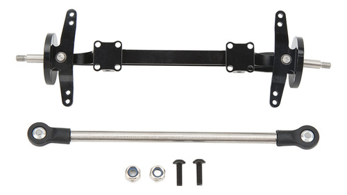 Juego De Ejes Delanteros De Metal Negro Y Negro Para Tamiya