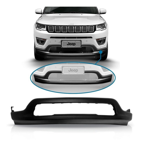 Spoiler Parachoque Dianteiro Jeep Compass 2017 2018