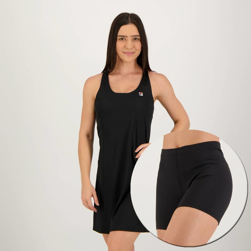 Vestido Fila Core Feminino Preto