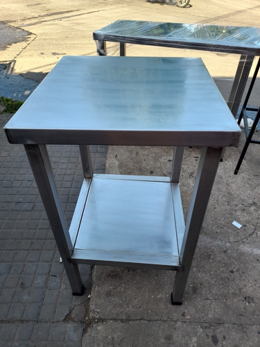 Mesa En Acero Inox Para Cortadora De Fiambre Nueva Ok. 