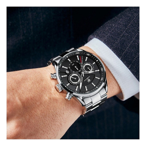 Reloj Cronógrafo Cheetah 1613 Con Calendario De Moda