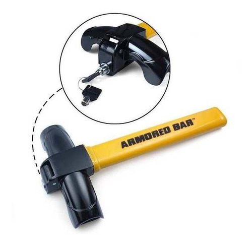 Traba Volantes Anti Robo Tipo T Con 2 Llaves