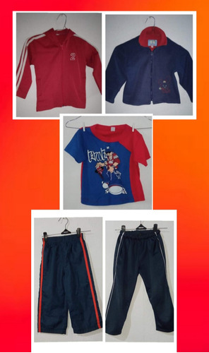 Lote De Ropa Bebe Niño Talle 1 Y 2. Lea 