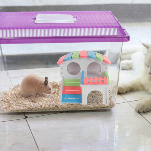 Para Accesorios Para Jaulas De Chinchillas Y Nido De Hámster
