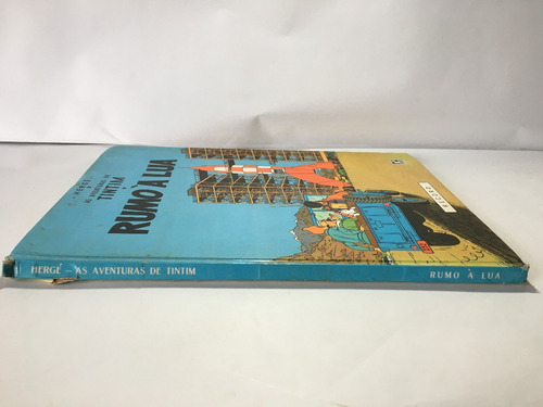 Livro Hq As Aventuras De Tintim Rumo A Lua Record F555 (Usado)