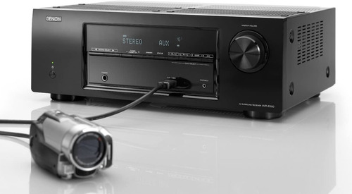 Imagen 7 de 10 de Denon Avr-e200 D 5.1 Canales 3d Pass Through Teatro En Casa