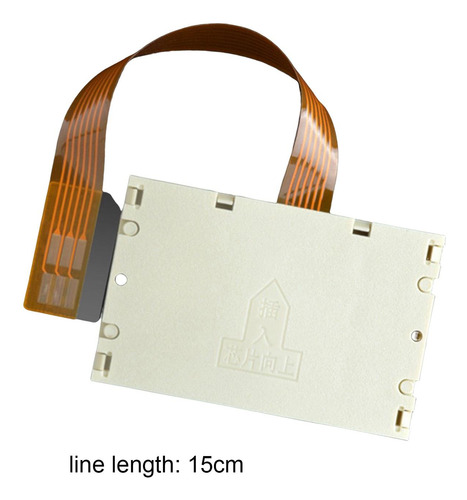 4 Adaptador De Duradero Sim Turn To Big Card Slot Soft Flat
