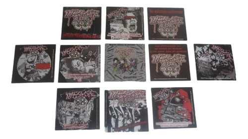 Calcomania Stiker Calca D Massacre 68 - Punk Dark Rock Biker