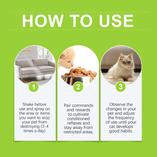 Protector De Muebles Spray Cat Gato Scratch Protector Spray