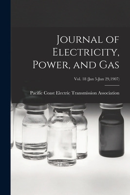 Libro Journal Of Electricity, Power, And Gas; Vol. 18 (ja...