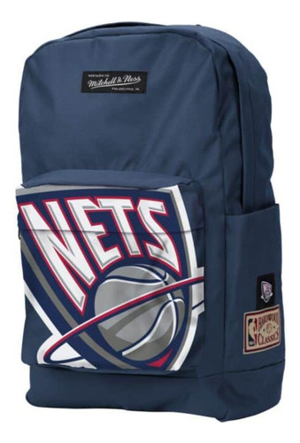 Mochilas Unisex Nfl Backpack Casual Color Azul Marino Diseño De La Tela Textil