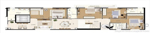 Imagem 14 de 19 de Residencial Manaíra E Imbassaí - Apartamento Cobertura Para Venda Em Santos - Jm015 - 32935316