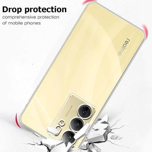 Funda Silicona Tpu Suave Carcasa Para Realme C75 4g+mica Transparente Realme C75 4g/realme 14x 5g