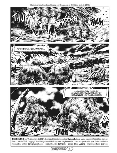 Dragonero - Volume 11: A rainha dos Algentes, de Enoch, Lucca. Dragonero (11), vol. 11. Editorial Edições Mythos Eireli,Sergio Bonelli Editore, capa mole em português, 2021