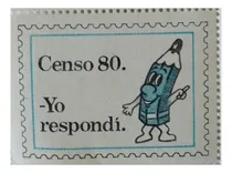 Comprar Estampilla Censo 80 Argentina X Unidad