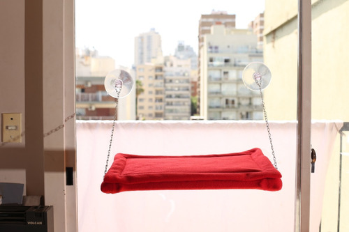 Cama Para Ventana Con Mantita Lavable 