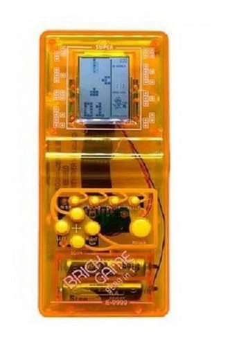 Mini Game 9999 Jogos Em 1 Brick Game Toy King - Laranjado