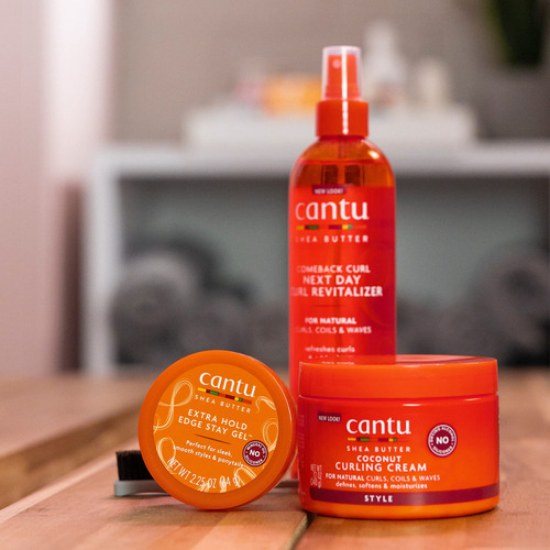 Crema Para Rizar Cantu Coconut Con Manteca De Karité Pura, 3