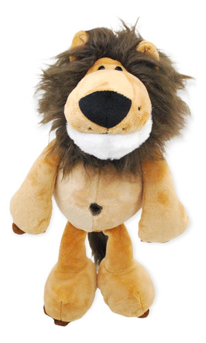 León De Peluche Suave Melena Oscura, Juguete Regalo