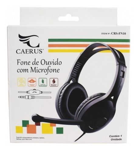 Imagem 1 de 2 de Headset Gamer Fone De Ouvido Pc Celular Tablet Com Microfone