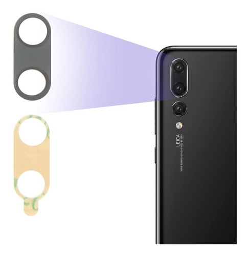 Repuesto Vidrio Bisel Para Camara Huawei P20 Pro