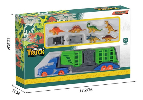 Camion Con Dinosaurios